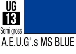 Mr Hobby Mr Colour Gundam 10ml 13 AEUG's MS Blue Semi Gloss Acrylic Paint