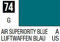 Mr Hobby Mr Colour 10ml 074 Air Superiority Blue Gloss Acrylic Paint