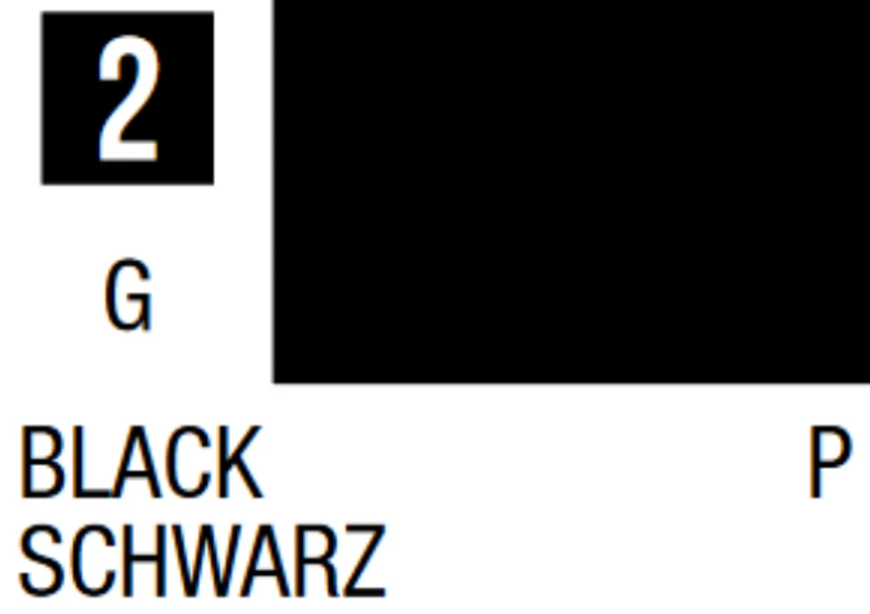 Mr Hobby Mr Colour 10ml 002 Black Gloss Acrylic Paint