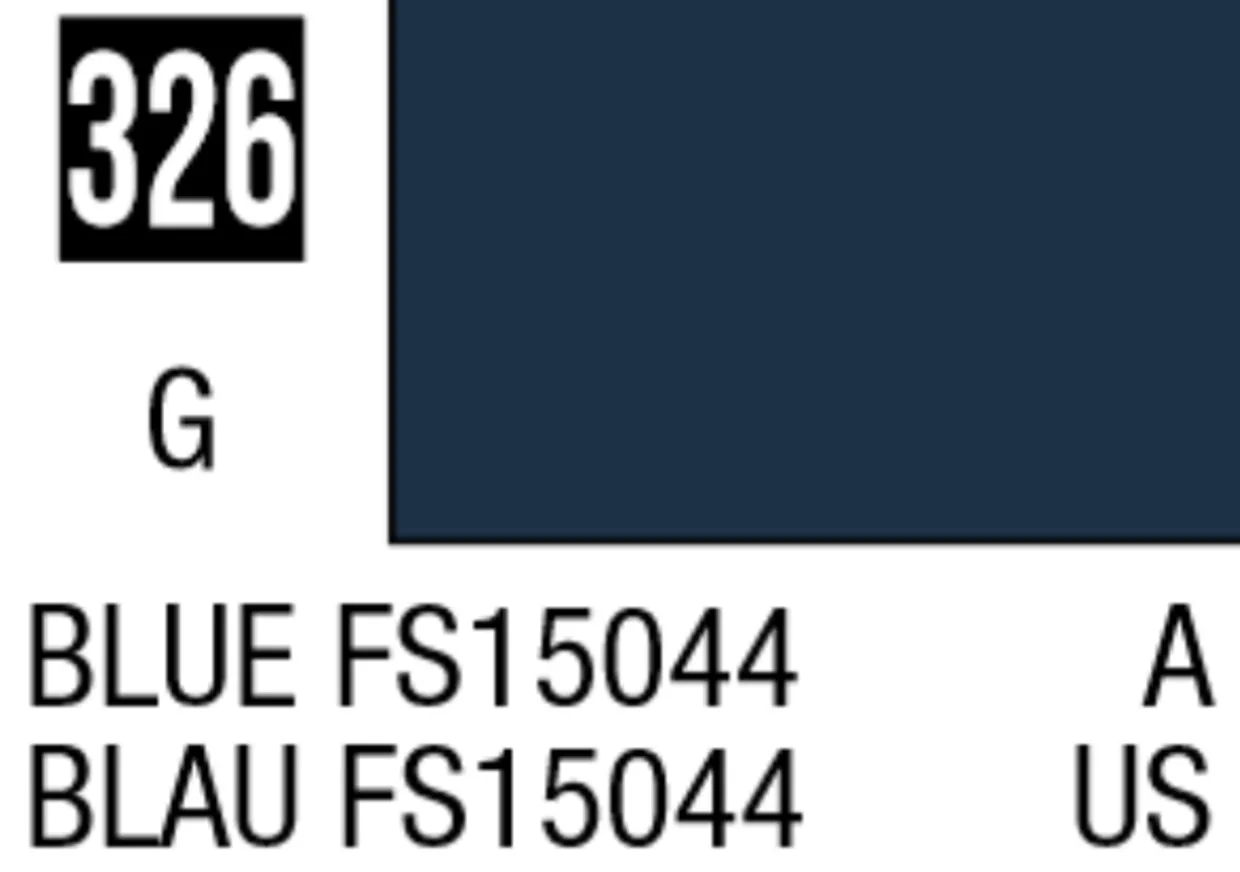 Mr Hobby Mr Colour 10ml 326 Blue FS15044 Gloss Acrylic Paint