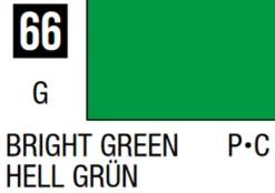 Mr Hobby Mr Colour 10ml 066 Bright Green Gloss Acrylic Paint