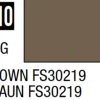 Mr Hobby Mr Colour 10ml 310 Brown FS30219 Semi Gloss Acrylic Paint