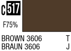 Mr Hobby Mr Colour 10ml 517 Brown 3606 Semi Gloss Acrylic Paint