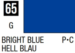 Mr Hobby Mr Colour 10ml 065 Bright Blue Gloss Acrylic Paint