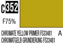 Mr Hobby Mr Colour 10ml 352 Chromate Yellow Primer FS33481 Semi Gloss Acrylic Paint