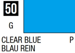 Mr Hobby Mr Colour 10ml 050 Clear Blue Gloss Acrylic Paint