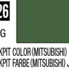 Mr Hobby Mr Colour 10ml 126 Cockpit Color Mitsubishi Semi Gloss Acrylic Paint
