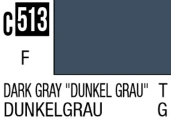 Mr Hobby Mr Colour 10ml 513 Dark Gray Dunkelgrau Matt Acrylic Paint