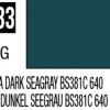 Mr Hobby Mr Colour 10ml 333 Extra Dark Sea Gray BS381C/640 Semi Gloss Acrylic Paint