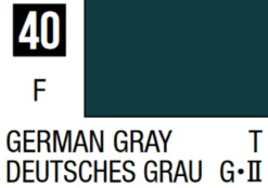 Mr Hobby Mr Colour 10ml 040 German Gray Flat Acrylic Paint
