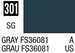 Mr Hobby Mr Colour 10ml 301 Gray FS36081 Semi Gloss Acrylic Paint