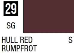 Mr Hobby Mr Colour 10ml 029 Hull Red Semi Gloss Acrylic Paint