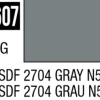 Mr Hobby Mr Colour 10ml 607 JMSDF 2704 Gray N5 Semi Gloss Acrylic Paint