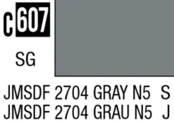 Mr Hobby Mr Colour 10ml 607 JMSDF 2704 Gray N5 Semi Gloss Acrylic Paint