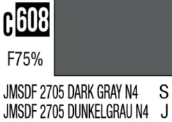Mr Hobby Mr Colour 10ml 608 JMSDF 2705 Gray N4 Semi Gloss Acrylic Paint