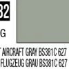 Mr Hobby Mr Colour 10ml 332 Light Aircraft Gray BS381C/627 Semi Gloss Acrylic Paint