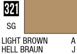 Mr Hobby Mr Colour 10ml 321 Light Brown Semi Gloss Acrylic Paint