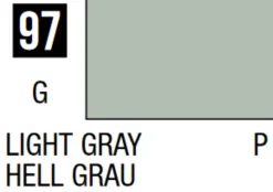 Mr Hobby Mr Colour 10ml 097 Light Gray Gloss Acrylic Paint