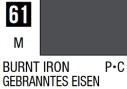 Mr Hobby Mr Colour 10ml 061 Metallic Burnt Iron Acrylic Paint