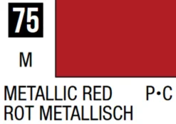 Mr Hobby Mr Colour 10ml 075 Metallic Red Acrylic Paint