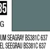 Mr Hobby Mr Colour 10ml 335 Medium Sea Gray BS381C/637 Semi Gloss Acrylic Paint