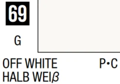 Mr Hobby Mr Colour 10ml 069 Off White Gloss Acrylic Paint