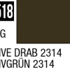 Mr Hobby Mr Colour 10ml 518 Olive Drab 2314 Semi Gloss Acrylic Paint