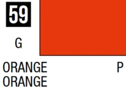 Mr Hobby Mr Colour 10ml 059 Orange Gloss Acrylic Paint