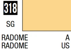 Mr Hobby Mr Colour 10ml 318 Radome Semi Gloss Acrylic Paint