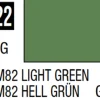 Mr Hobby Mr Colour 10ml 122 RLM82 Light Green Semi Gloss Acrylic Paint