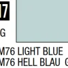 Mr Hobby Mr Colour 10ml 117 RLM76 Light Blue Semi Gloss Acrylic Paint