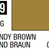 Mr Hobby Mr Colour 10ml 019 Sandy Brown Semi Gloss Acrylic Paint