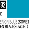 Mr Hobby Mr Colour 10ml 392 Soviet Interior Blue Semi Gloss Acrylic Paint