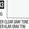 Mr Hobby Mr Colour 10ml 183 Super Clear Gray Tone Semi Gloss Acrylic Paint