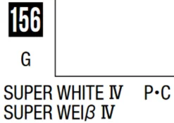 Mr Hobby Mr Colour 10ml 156 Super White IV Gloss Acrylic Paint