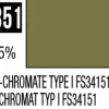 Mr Hobby Mr Colour 10ml 351 Zinc-Chromate Type FS34151 Semi Gloss Acrylic Paint