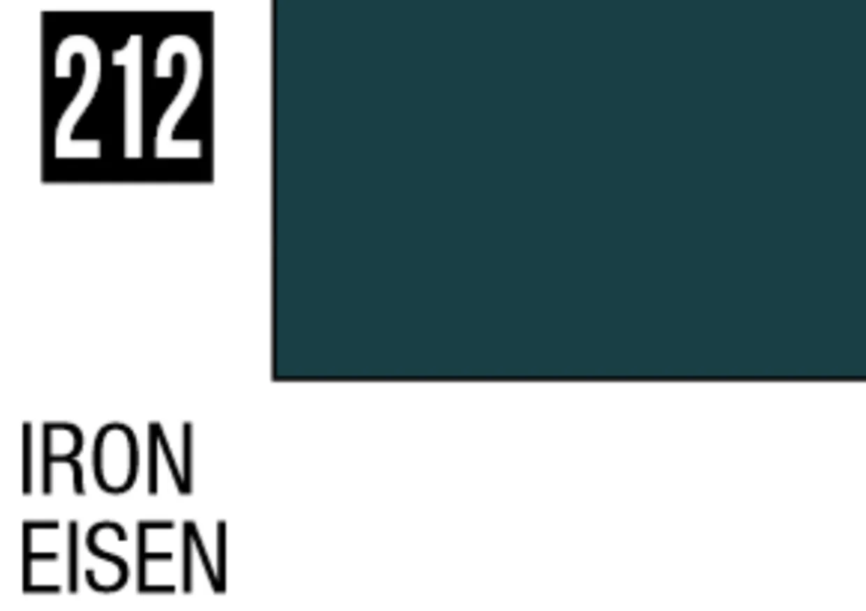 Mr Hobby Mr Metal Colour 10ml 212 Iron Metallic Acrylic Paint