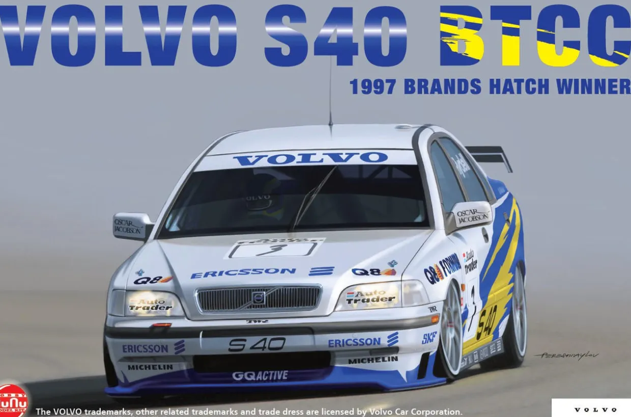 NuNu 1/24 Volvo S40 1997 BTCC Brands Hatch Winner