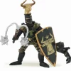 Papo Toys Black And Gold Bull Knight
