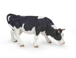 Papo Toys Black and White Grazing Cow