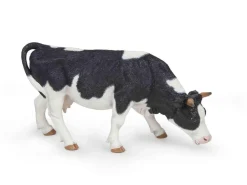 Papo Toys Black and White Grazing Cow