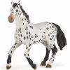 Papo Toys Black Appaloosa Horse
