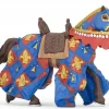 Papo Toys Blue Fleur de Lys Horse