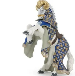 Papo Toys Blue Ram Knight's Horse