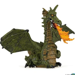 Papo Toys Green Dragon with Flame