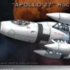 Pegasus Hobbies 1/72 Apollo 27 Rocket Kit