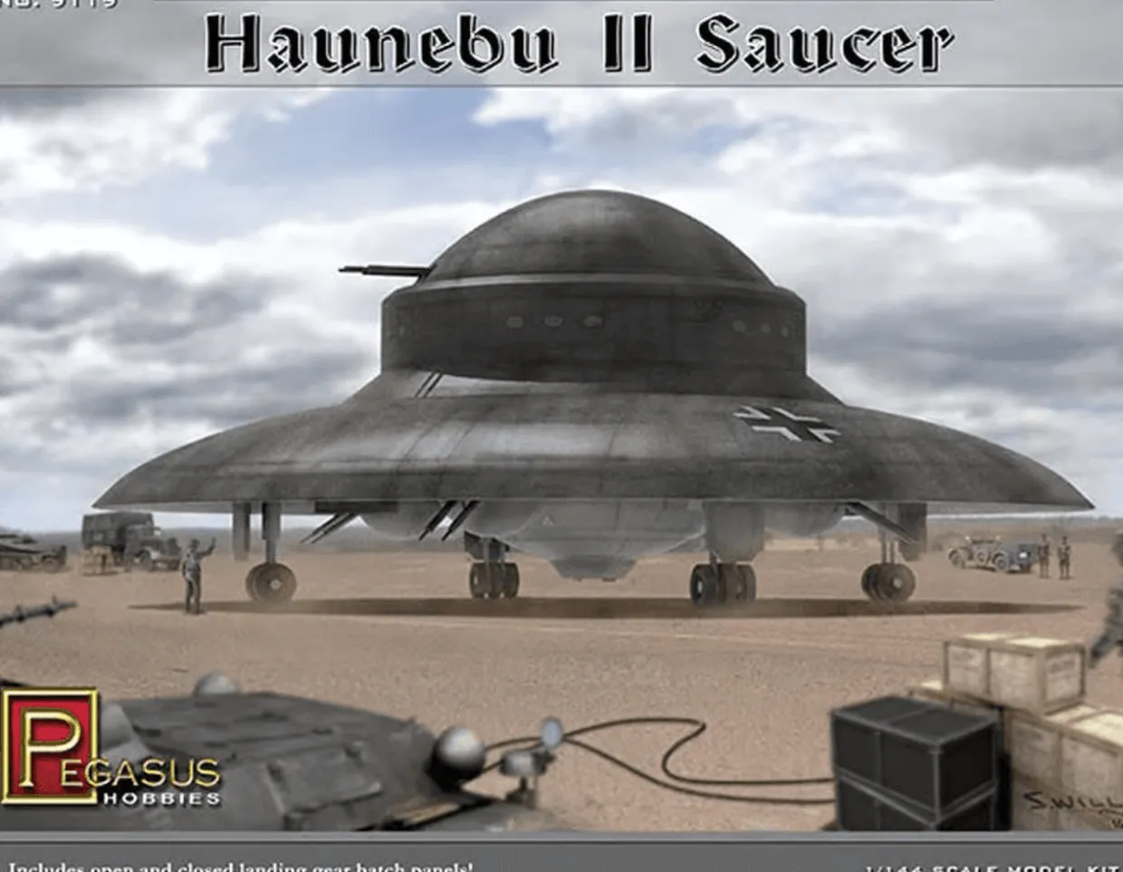 Pegasus Hobbies 1/144 Haunebu II Saucer Model Kit