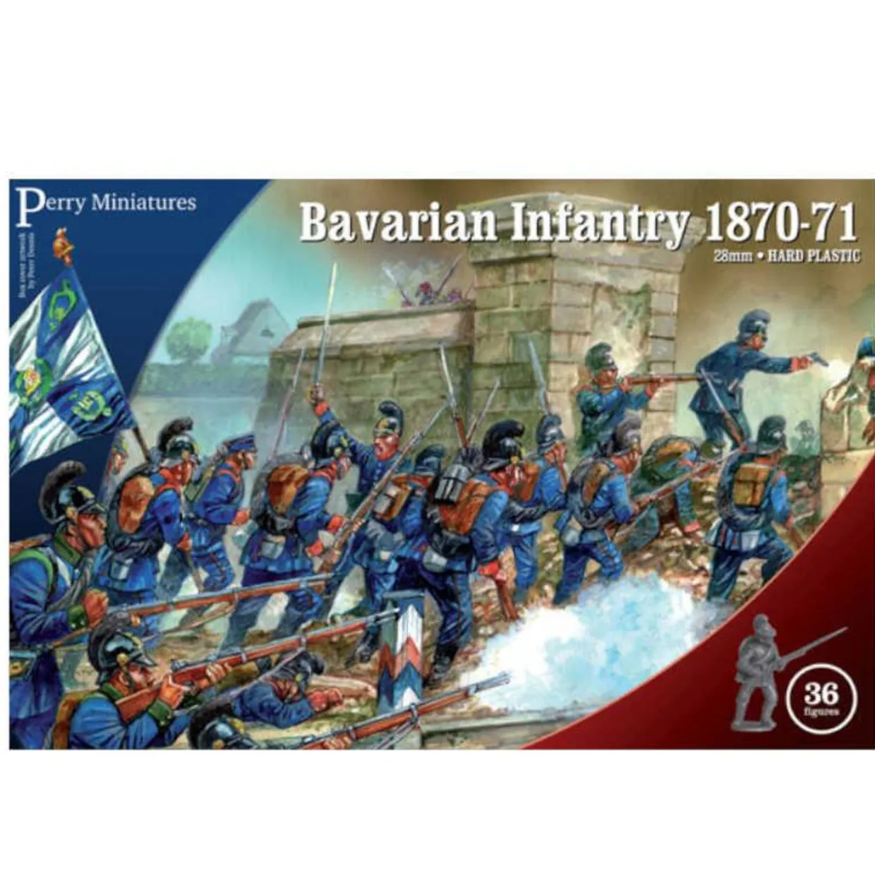 Perry Miniatures 28mm Franco-Prussian War Bavarian Infantry 1870-1871
