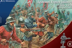 Perry Miniatures 28mm Hundred Years War French Infantry 1415-1429