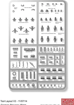 Plastic Soldier Company 15mm German Stowage Tank Commander